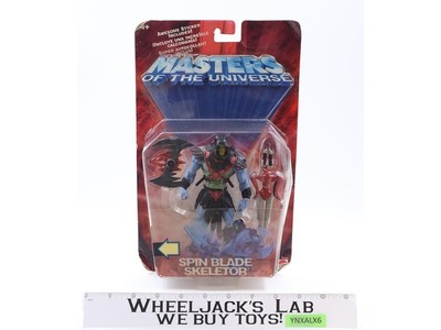 Spin Blade Skeletor 200X Masters Of The Universe MOTU 2002 Mattel NEW SEALED