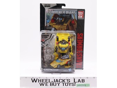 Sunstreaker W/ Comic Transformers Combiner Wars 2015 Hasbro Figure NEW SEALED