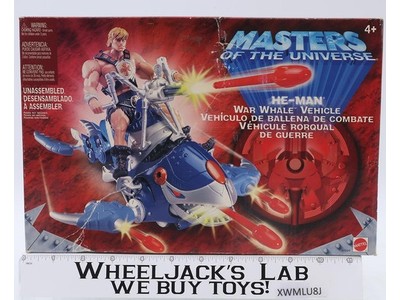 War Whale He-Man 200x Masters of the Universe MOTU 2002 Mattel NEW SEALED