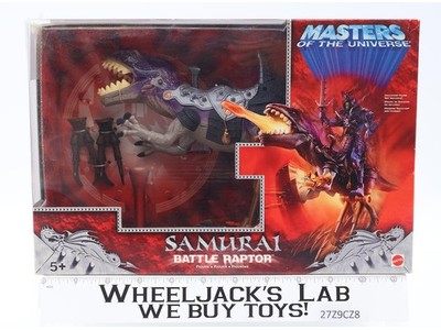 Samurai Battle Raptor Masters Of The Universe 2001 Mattel Figure NEW SEALED