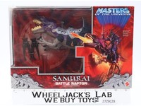 Samurai Battle Raptor Masters Of The Universe 2001 Mattel Figure NEW SEALED