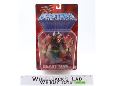 Beast Man He-Man 200X Masters Of The Universe MOTU 2001 Mattel NEW SEALED