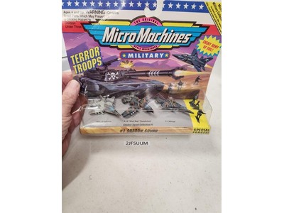 Shadow Squad #1 Terror Troops Military 7000 Micro Machines Galoob 1993 MOSC