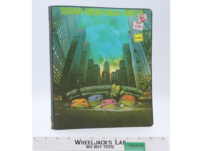 3-Ring Binder Teenage Mutant Ninja Turtles 1990 Mirage Studios NEW