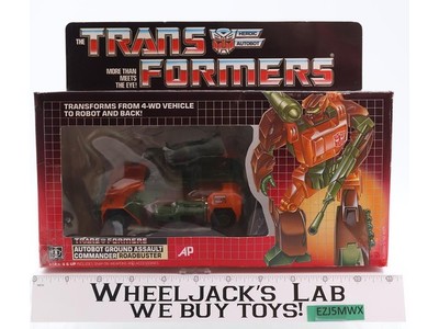 Roadbuster Complete W/Box & Insert 1985 Vintage Hasbro G1 Transformers