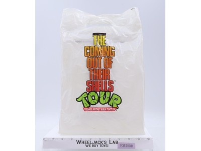 Coming Out Of Their Shells Tour Promo Schedule Bag Pizza Hut TMNT 1990
