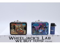 Lot of 2 Mini Metal Star Wars Lunchboxes 2001 & 1998 Hasbro