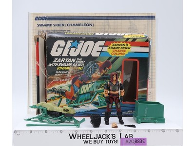 Chameleon W/ Zartan 100% Complete W/Box GI Joe 1984 Hasbro Action Figure Vehicle
