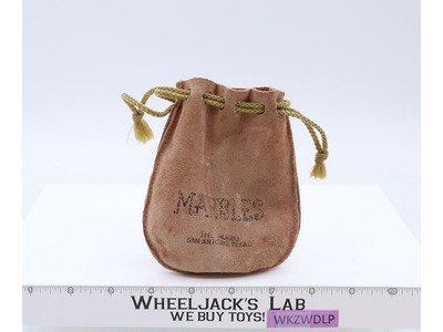 Leather Marble pouch from The Alamo of San Antonio TX 5" x 4"