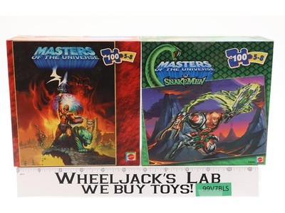 Lot of 2 Masters of the Universe Puzzles 2002-2003 Mattel 100 Piece Puzzles