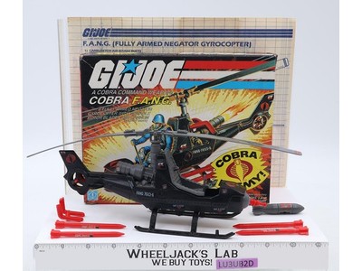Cobra F.A.N.G. Fang 100% Complete GI Joe 1983 Hasbro Action Figure Vehicle