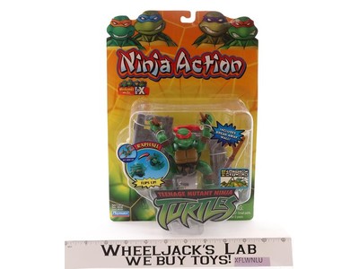 Raphael Teenage Mutant Ninja Turtles TMNT Ninja Action 2004 Playmates MOSC NEW