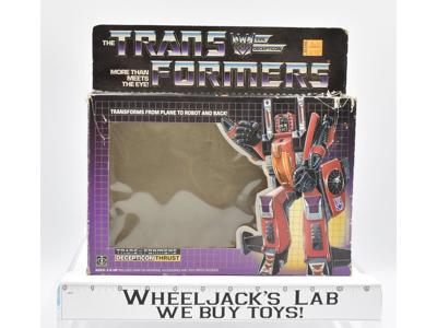 Thrust Box Only 1985 Action Figure Vintage Hasbro G1 Transformers