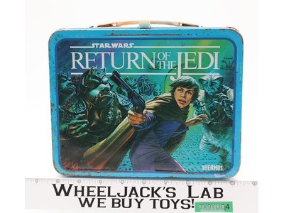 Return of the Jedi METAL Lunch Box 1983 Thermos Co. Vintage NO THERMOS