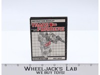 Hot Spot Action Figure Vintage Instruction Manual 1986 Hasbro G1 Transformers