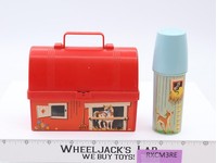 Vintage Fisher-Price 1962 Mini Farm Barn Lunch Box #549 With Silo Thermos
