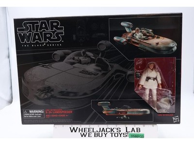 Luke Skywalker's X-34 Landspeeder 100% Complete Star Wars Black Series Hasbro