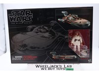Luke Skywalker's X-34 Landspeeder 100% Complete Star Wars Black Series Hasbro