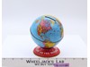 4" Ohio Arts Globe World Bank Tin Toy Coin Savings Metal D-174 Vintage
