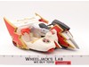 Ninja Storm White Battle Bike & Sidecar Power Rangers 2002 Bandai Figure Vehicle