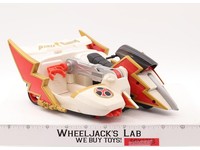 Ninja Storm White Battle Bike & Sidecar Power Rangers 2002 Bandai Figure Vehicle