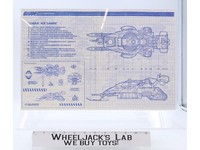 Ice Sabre 1992 ORIGINAL Instructions Blueprints G.I. Joe Hasbro Action Figure