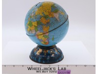 5.5" Ohio Arts Globe World Bank Tin Toy Coin Savings Bank D-174 Zodiac Signs