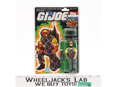 Python Tele-Viper 34 Back GI Joe Python Patrol 1989 Action Figure NEW MOSC