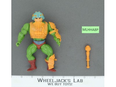 Man-At-Arms 100% Complete He-Man Masters Of The Universe MOTU 1982 Mattel Figure
