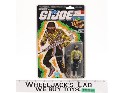 Python Trooper 34 Back GI Joe Python Patrol 1989 Action Figure NEW MOSC SEALED