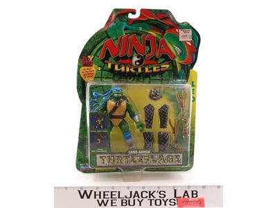Leo Camo Armor Turtleflage Teenage Mutant Ninja Turtle TMNT Playmates MOSC NEW