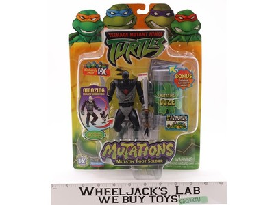 Mutatin' Foot Soldier TMNT Mutations 2003 Playmates Action Figure NEW MOSC