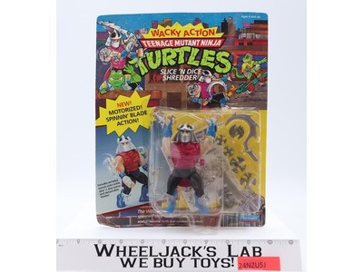 Slice 'N Dice Shredder Motorized Wacky Action 1990 TMNT Playmates NEW SEALED