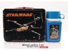 Star Wars Black Metal Lunch Box W/Thermos 1977 Vintage