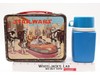 Star Wars Black Metal Lunch Box W/Thermos 1977 Vintage