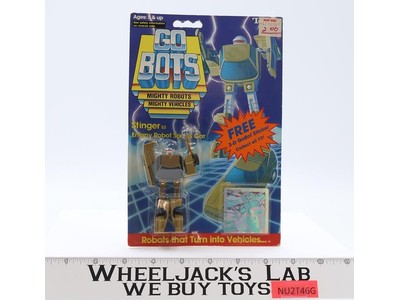 Stinger Enemy Robot Sports Car Gobots 1985 Tonka Action Figure NEW MOSC SEALED