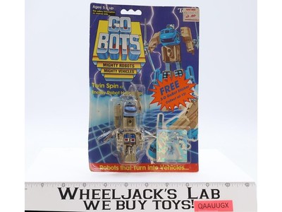 Twin Spin Enemy Robot Helicopter 3D Sticker Gobots 1984 Tonka Figure NEW SEALED