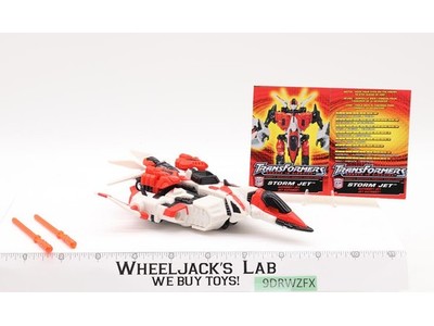 Storm Jet 100% Complete Robot In Disguise 2002 Hasbro Transformers Figures