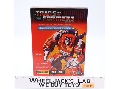 Autobot Inferno Commemorative Series Transformers Reissue 2003 Hasbro Figure