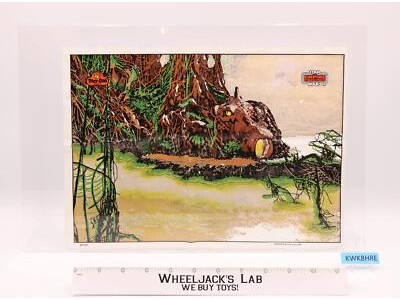 Star Wars Yoda's Home Dagobah Action Mat Play-Doh 1981 Kenner Vintage