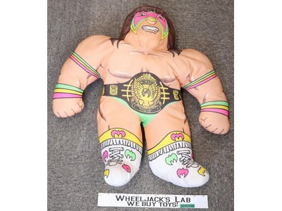 Ultimate Warrior Wrestling Buddies 22" WWF WWE Wrestling Tonka 1990 Vintage
