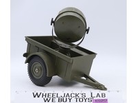 Jeep Trailer W/ Searchlight 1960s Marx 12" Plastic Vehicle