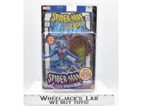 Spider-Man 2099 A.D. W/White Comic Book &amp; Stand 2001 NEW Marvel Toybiz