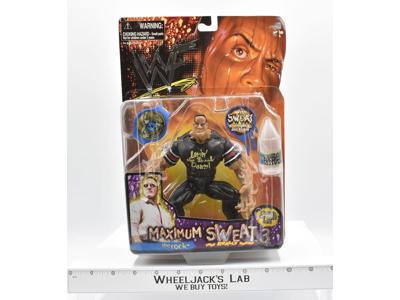 The Rock Maximum Sweat Series 3 Jakks Pacific WWF 1999 Sealed Action Figure