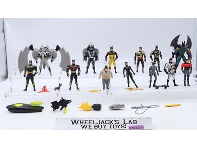 Lot of 13 Kenner Batman & Robin Action Figures Including Blast Wing and More