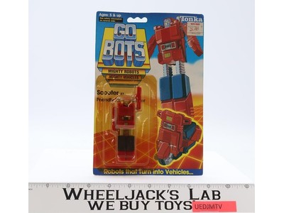 Scooter Friendly Robot Scooter Gobots 1984 Tonka Action Figure NEW MOSC SEALED