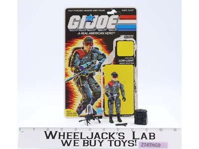 Low-Light V1 100% Complete W/ 36 Cardback 1986 G.I. Joe Hasbro Vintage