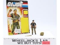 Flint V1 100% Complete W/ 36 Cardback 1985 G.I. Joe Hasbro Vintage Action Figure