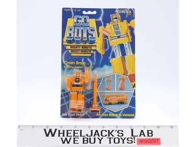 Crain Brain Crane Mighty Robots 1984 Tonka Gobots Vintage Figure NEW SEALED