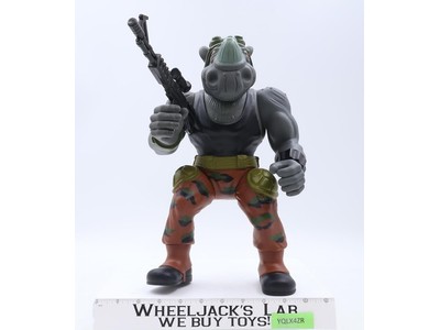 13" Giant Rocksteady 100% Complete Teenage Mutant Ninja Turtles 1990 Playmates